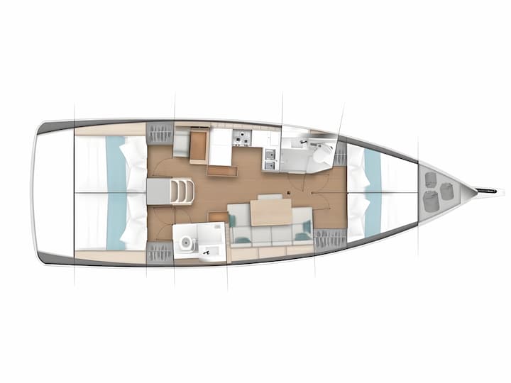 Kos 13 m Voor Charter Zeilboot - #4180 - 2