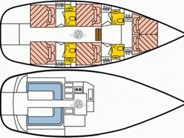 Sailboat Dufour Atoll 6 (2001) for Charter - Rogoznica | #4219 - 17