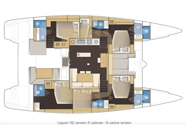  Catamaran Lagoon 52 Fly (2015) voor Charter - Ibiza | #4326 - 79