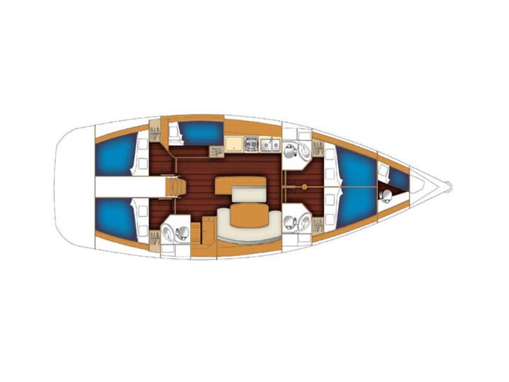 Sailboat Beneteau Cyclades 50.5 (2009) for Charter - Perigiali - Lefkada | #4386 - 10