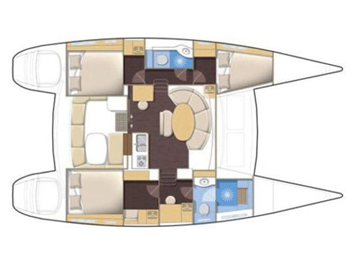 Katamaran Lagoon  380 (2011) für Charter - Mahe, Victoria | #5295 - 40