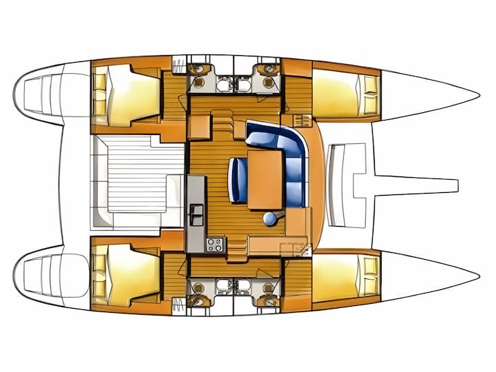  Catamarano Lagoon  440 (2008) per Noleggio, overcloccabile Mahé, Victoria | #5297 - 2