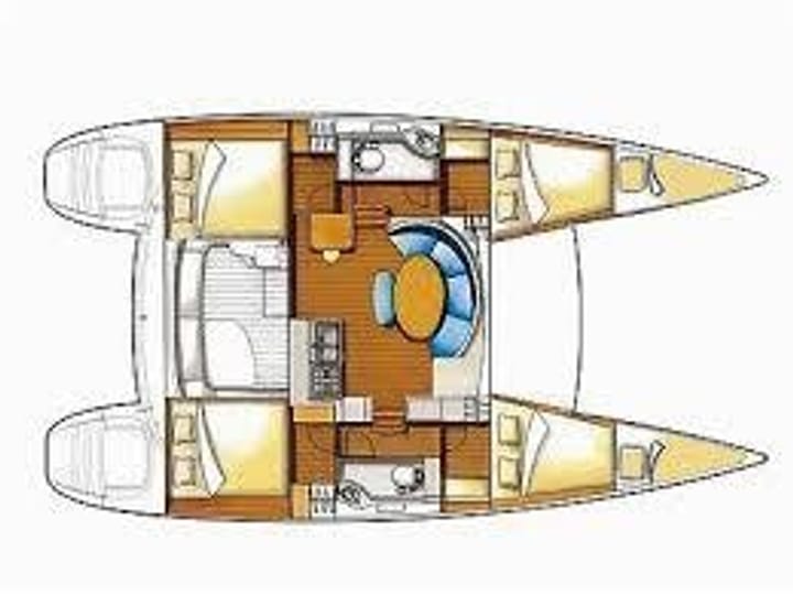 Rhodes 11.55 m Per noleggio Catamarano - #6283 - 4