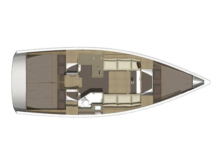  Zeilboot Dufour  360 Grand Large (2019) voor Charter - Trogir | #6458 - 9