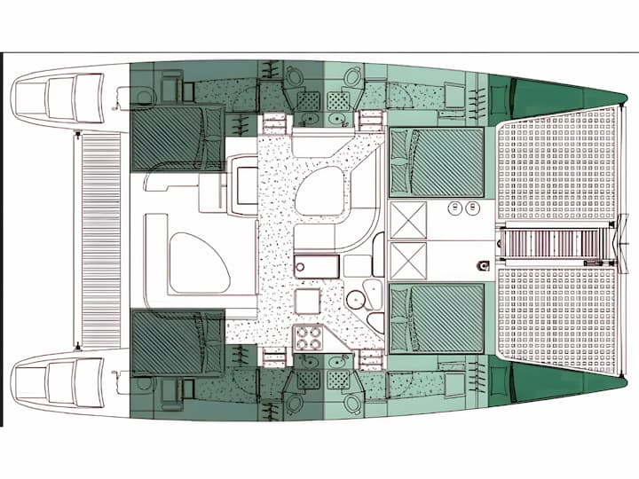 Palma di Maiorca 13.3 m Per noleggio Catamarano - #6538 - 2