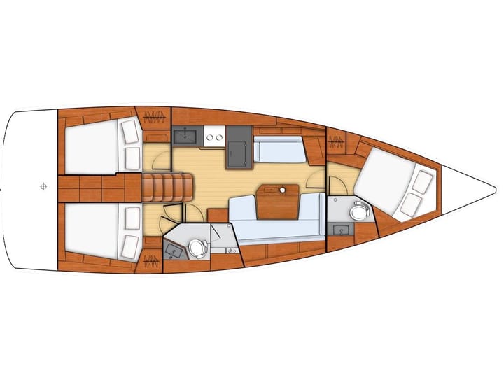  Zeilboot Beneteau Oceanis 41.1 (2018) voor Charter - Athene | #6569 - 40
