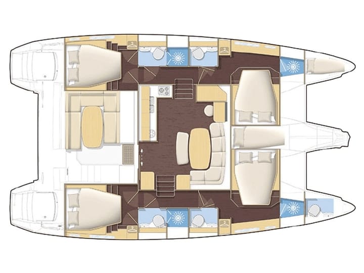 Catamaran Lagoon  420 (2008) for Charter - Athens | #6571 - 53