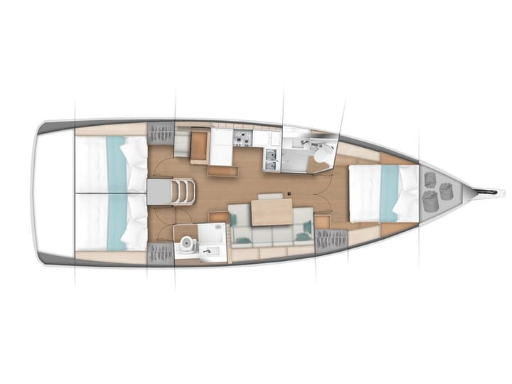 Pula 13.39 m Für Charter Segelboot — #6732 - 6