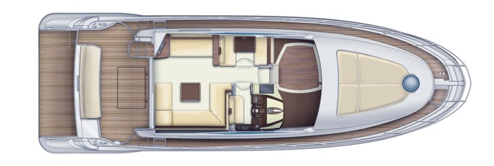  Yacht a motore Azimut 47 Fly (2009) per Noleggio, overcloccabile Sebenico | #6887 - 30