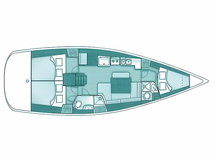 Volos 11.82 m Für Charter Segelboot — #6967 - 2
