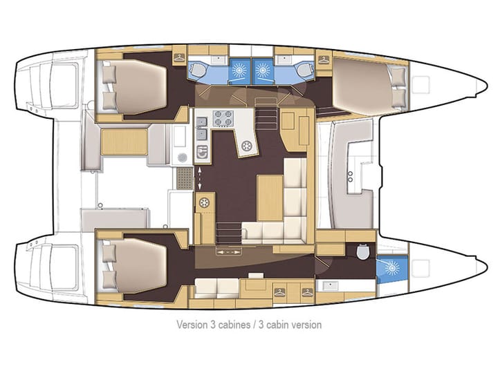 Catamaran Lagoon 450F (2018) for Charter - Olbia | #7310 - 14