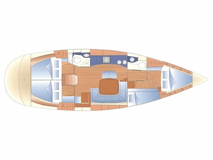 Sukošan 14.4 m Für Charter Segelboot — #7809 - 2