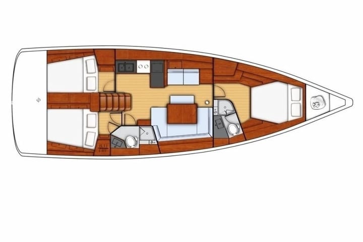 Voilier Beneteau Oceanis 45 (2014) pour Charter - Marmaris | #8679 - 28