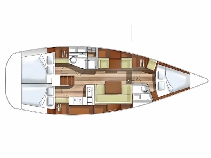 Sailboat Hanse  400 (2006) for Charter - Kos | #8727 - 2