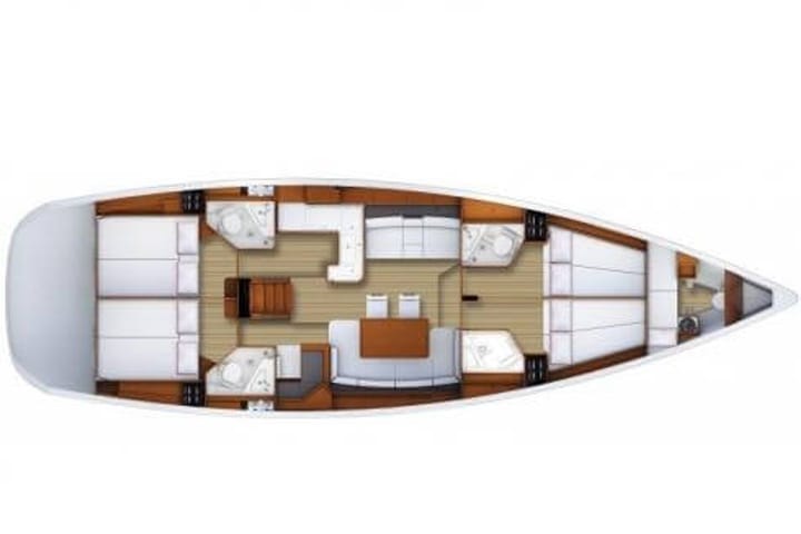 Voilier Jeanneau 53 (2010) pour Charter - Marmaris | #8908 - 28