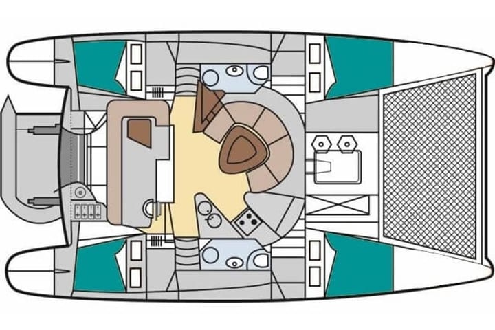 Fait sur mesure Catamaran (2000) for Charter - Marmaris | #9020 - 24