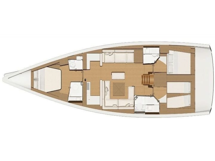 Zeilboot Dufour  520 Grand Large (2020) voor Charter - Marmaris | #9121 - 33