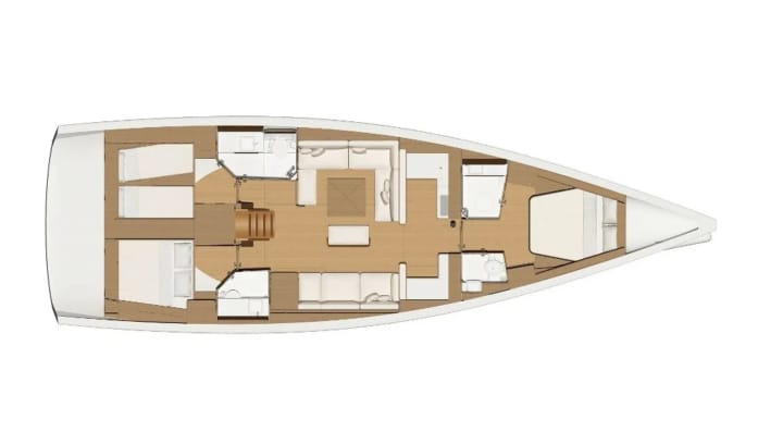 Sailboat Dufour  520 Grand Large (2020) for Charter - Marmaris | #9121 - 16