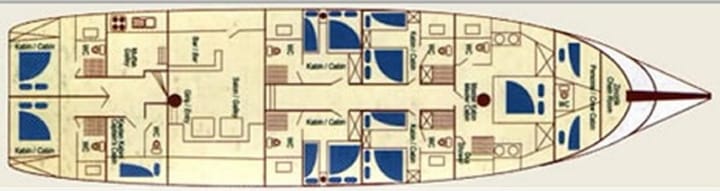 Op maat gemaakt  Gulet (2013) voor Charter - Bodrum | # 9159 - 56