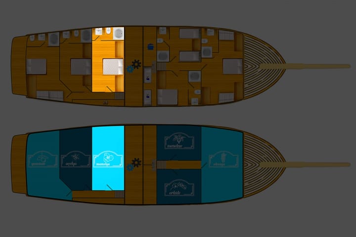 Hecho a medida  Goleta (2013) para Charter - Fethiye | # 9179 - 21