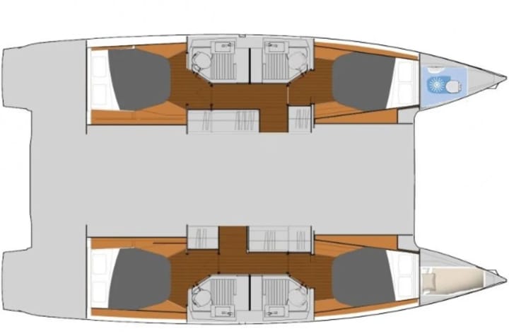 Marmaris 12.58 m Para Charter Catamarán - #9263 - 20