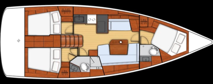 Sailboat Beneteau Oceanis 41.1 (2018) for Charter - Gocek | #9782 - 14