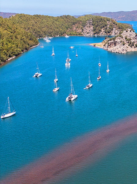 Türkei: Schwimmen Sie in paradiesischen Buchten, wo der Name Türkis herkommt.