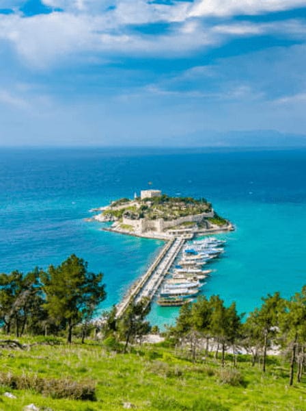 Türkei: Schwimmen Sie in paradiesischen Buchten, wo der Name Türkis herkommt.