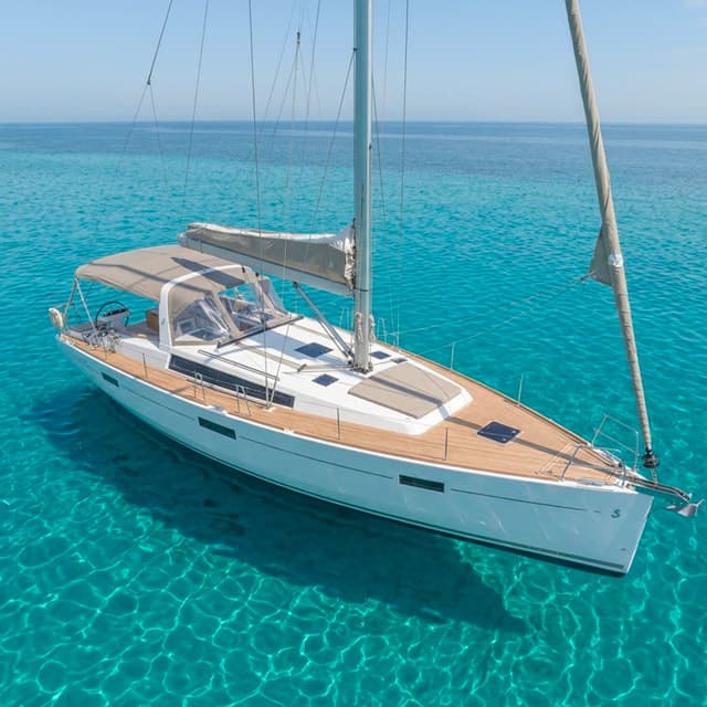 Sailboat for charter in Mediterranean